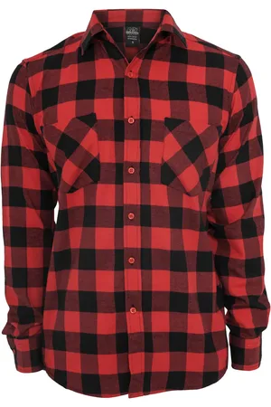 Urban classics Heren geruit flannel shirt