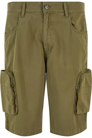 Urban classics Effen cargo shorts heren