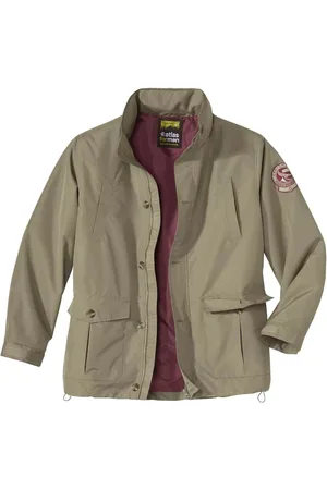 Atlas For Men Waterafstotende heren parka met meerdere zakken