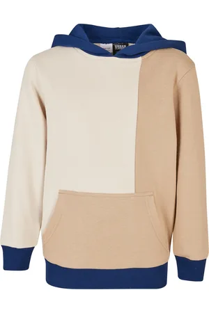 Urban classics Jongens kleurblok oversized hoodie