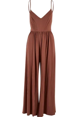 Urban classics Dames modal spaghettiband jumpsuit