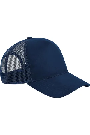 Beechfield Unisex volwassene suède snapback trucker pet