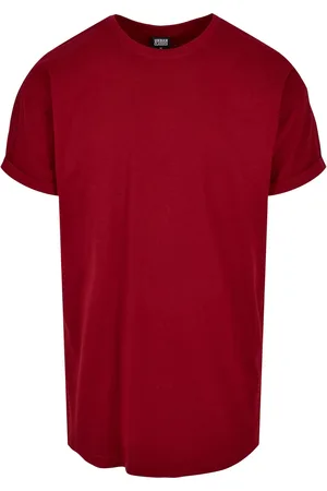 Urban classics Heren lang t-shirt met omslag