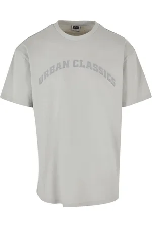 Urban classics Heren oversized t-shirt met booglogo