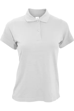 B and C B&c safran puur dames poloshirt met korte mouwen