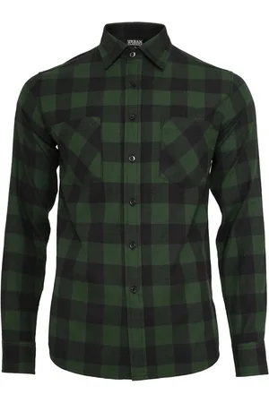 Urban classics Heren geruit flannel shirt