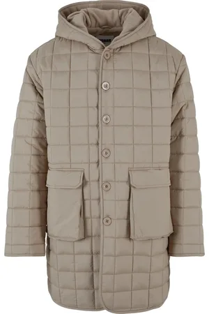 Urban classics Heren fleece gevoerde parka