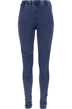Urban classics Dames jersey denim look legging