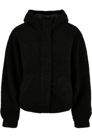 Urban classics Dames sherpa kort jasje