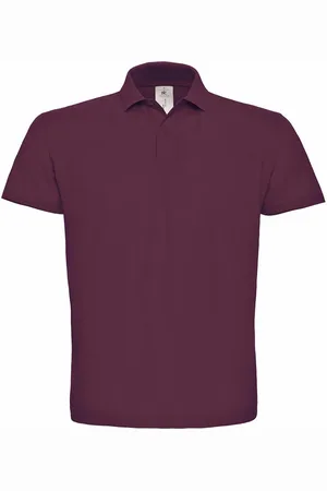 B and C B&c id.001 heren poloshirt met korte mouwen
