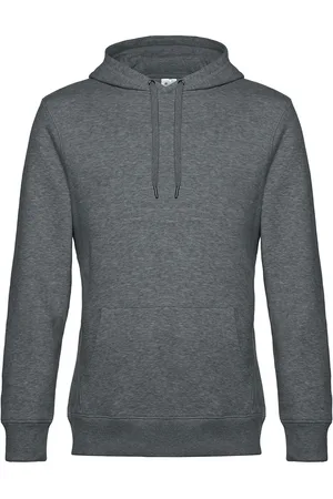 B and C Heren king sweater met capuchon