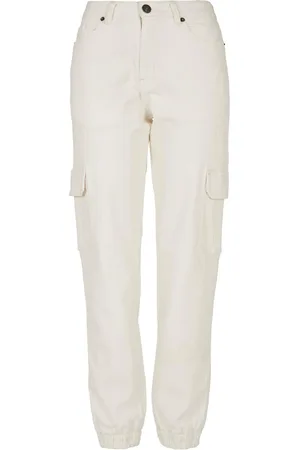 Urban classics Dames organic cotton stretch cargo broek