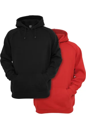 Urban classics Heren blanco hoodie (set van 2)