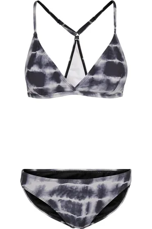 Urban classics Dames tie dye triangle rug bikini