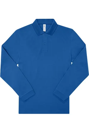 B and C Heren my polo 180 poloshirt met lange mouwen