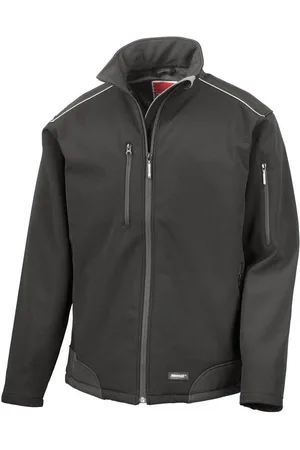 Result Heren ripstop soft shell ademend jasje