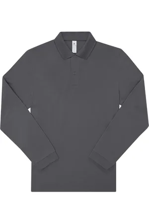 B and C Heren my polo 210 effen katoenen poloshirt