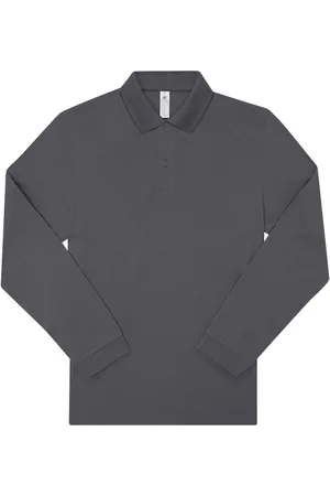 B and C Heren my polo 180 poloshirt met lange mouwen