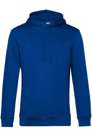 B and C Heren combed katoenen hoodie
