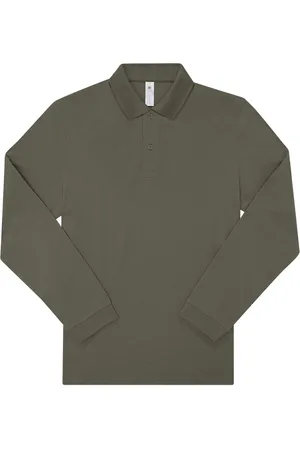 B and C Heren my polo 180 poloshirt met lange mouwen