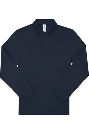 B and C Heren my polo 180 poloshirt met lange mouwen