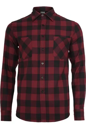 Urban classics Heren geruit flannel shirt