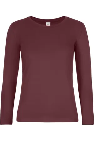 B and C Dames #e190 t-shirt met lange mouwen