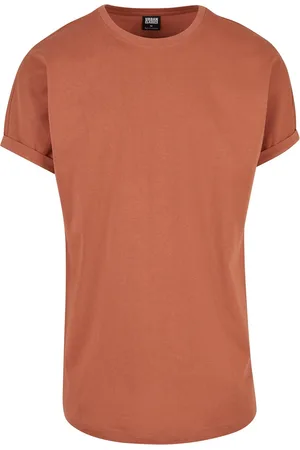 Urban classics Heren lang t-shirt met omslag