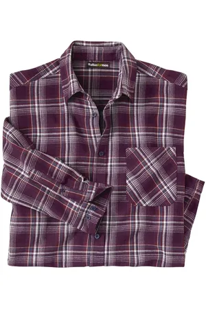 Atlas For Men Heren geruit flannel shirt