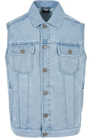 Urban classics Heren denim gilet