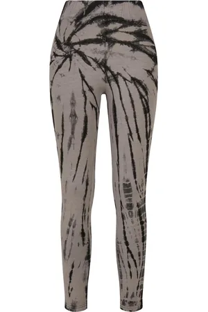 Urban classics Dames katoenen stropdas legging hoge taille