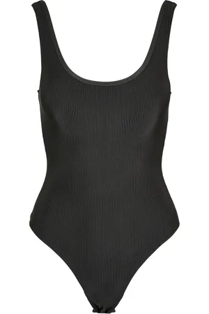 Urban classics Dames glimmend geribd bodysuit