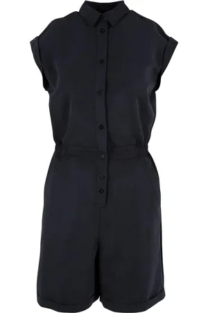 Urban classics Dames twill jumpsuit