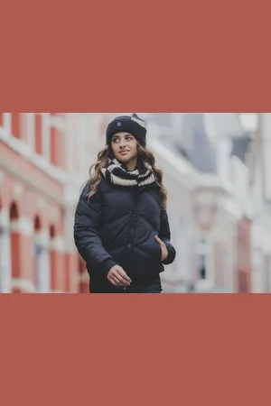 LOOXS Revolution Gebreide beanie block /zand voor meisjes in de kleur