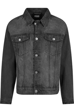 Urban classics Heren zwaargewicht boxy denim jas