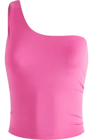 GIRLFRIEND COLLECTIVE Dames prism bianca one shoulder tank top