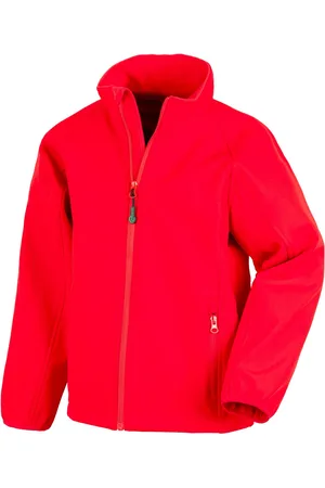 Result Kinder/kids 2-laags bedrukbaar softshell jack