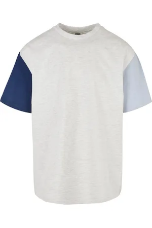 Urban classics Heren colour block organic oversized t-shirt