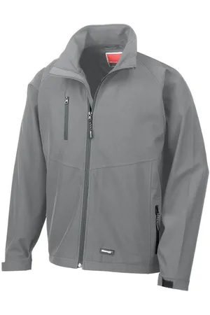 Result Heren 2 laagse basis softshell ademend windbestendig jasje