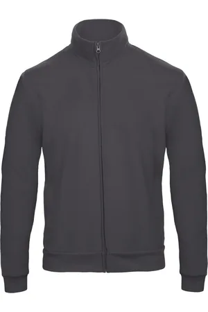 B and C Unisex adult id.206 50/50 full zip sweat jacket