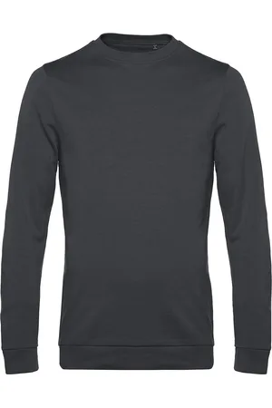 B and C Heren frans terry sweatshirt met inzet