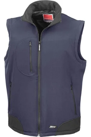 Result Heren softshell bodywarmer ademend weerbestendig jasje