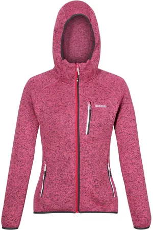 Regatta Dames newhill marl fleecejas met capuchon