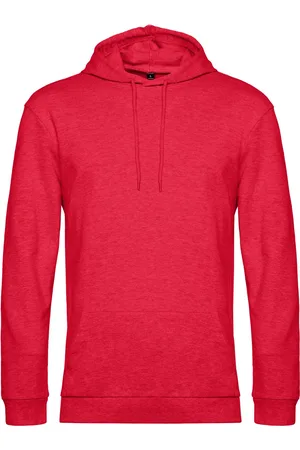 B and C Unisex adult heather french terry hoodie