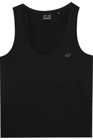 4F Dames effen slank tanktop