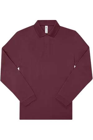 B and C Heren my polo 180 poloshirt met lange mouwen
