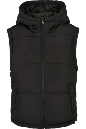 Urban classics Dames gewatteerd twill gerecycled gilet