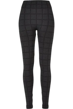 Urban classics Dames heritage geruite naadloze legging