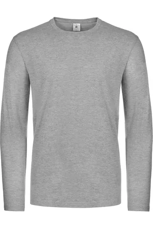 B and C Heren #e190 t-shirt met lange mouwen