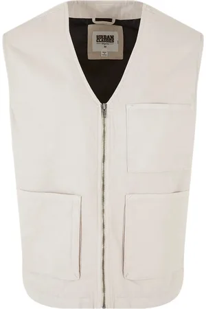 Urban classics Heren biologisch katoenen gilet
